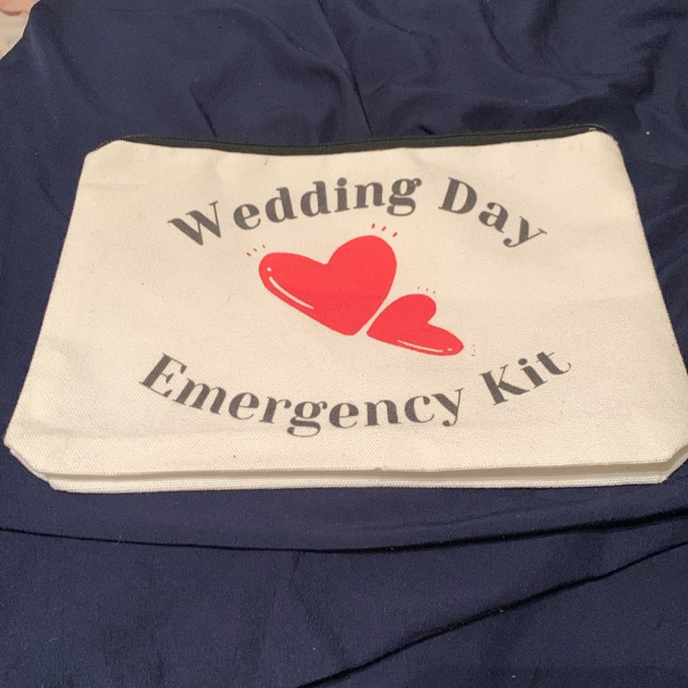 NWOT “Wedding Day Emergency Kit” Bag Only
